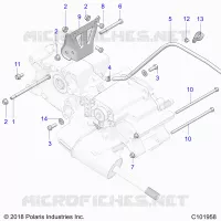 TRASMISSIONE, MAIN GEARCASE MOUNTING
