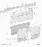 CARROZZERIA POSTERIORE CLOSEOFF, CENTER PANELS