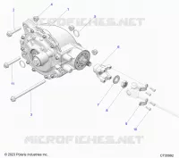 TRASMISSIONE, REAR GEARCASE MOUNTING
