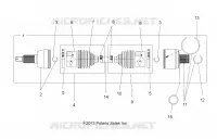DRIVE TRAIN, DRIVE POSTERIORE ALBERO