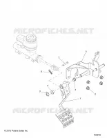 BRAKES, PEDAL AND CILINDRO PRINCIPALE MOUNTING