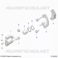 FRENO ANTERIORE CALIPER