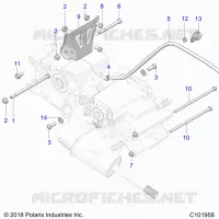 TRASMISSIONE, MAIN GEARCASE MOUNTING