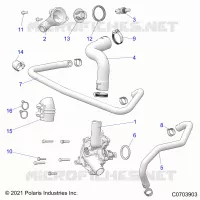 MOTORE, WATERPUMP AND BYPASS