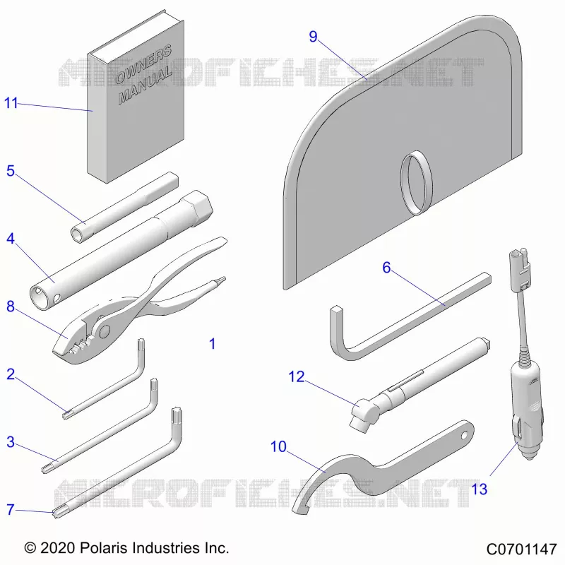 REFERENCE, MANUALE DEL PROPRIETARIO AND TOOL KIT