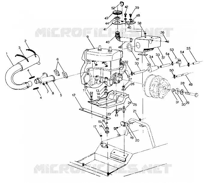 MONTAGGIO DEL MOTORE LT/LTR (4912711271019A)