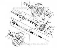 TRAZIONE POSTERIORE MONTAGGIO Sport 400L W958540 (4930133013C002)