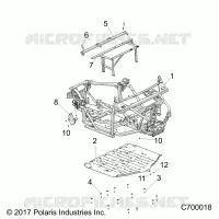 CHASSIS, TELAIO PRINCIPALE AND SKID PLATES
