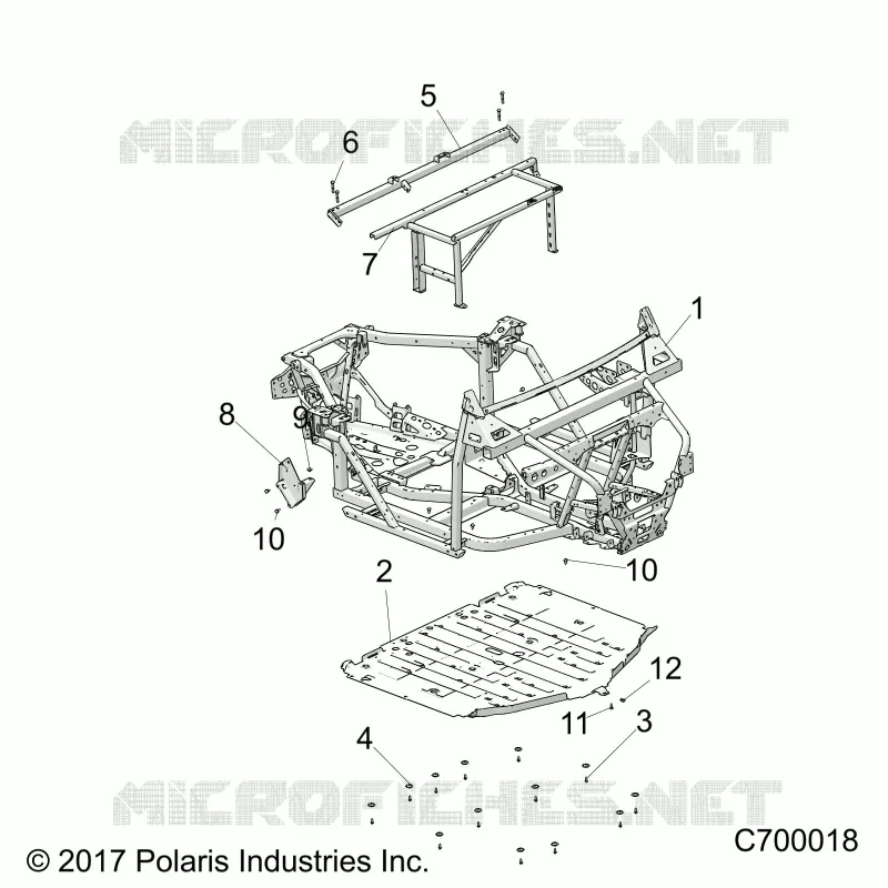 CHASSIS, TELAIO PRINCIPALE AND SKID PLATES