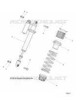 SUSPENSION, SHOCK ANTERIORE MOUNTING