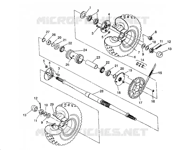 TRAZIONE POSTERIORE MONTAGGIO 2X4 350L W937539 (4924032403025A)