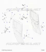 PORTE, REAR, MOUNTING