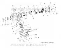 TRASMISSIONE, MID SCATOLA DEGLI INGRANAGGI INTERNALS