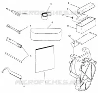 KIT DI STRUMENTI 600 XCR SP 0965677 AND EUROPEAN 600 XCR SP E965677 (4932063206C007)