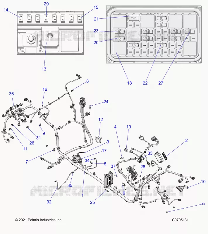 ELETTRICO, WIRE HARNESS, CHASSIS