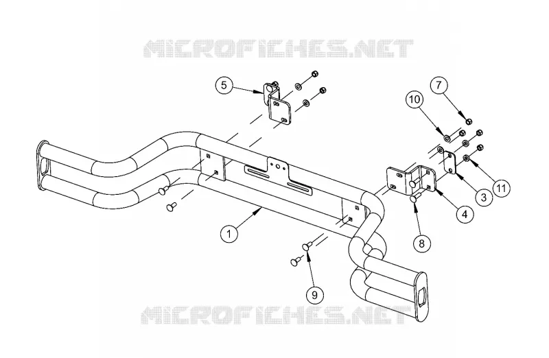 TELAIO, OPZIONI, BUMPER, REAR, RUGGED