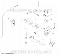 MOTORE, LEVA FRIZIONE and CILINDRO PRINCIPALE