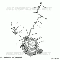 TRASMISSIONE, MAIN GEARCASE MOUNTING