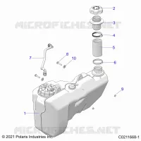 SISTEMA DI ALIMENTAZIONE CARBURANTE, FUEL TANK