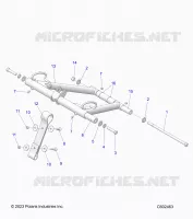 SUSPENSION, ANTERIORE COPPIA ARM