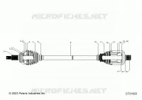 TRASMISSIONE, FRONT HALFSHAFT