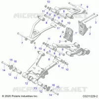 SOSPENSIONE POSTERIORE CONTROL ARM, MOUNTING