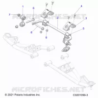 SUSPENSION, FRONT BARRA DI STABILIZZAZIONE