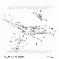 SUSPENSION, ANTERIORE COPPIA ARM