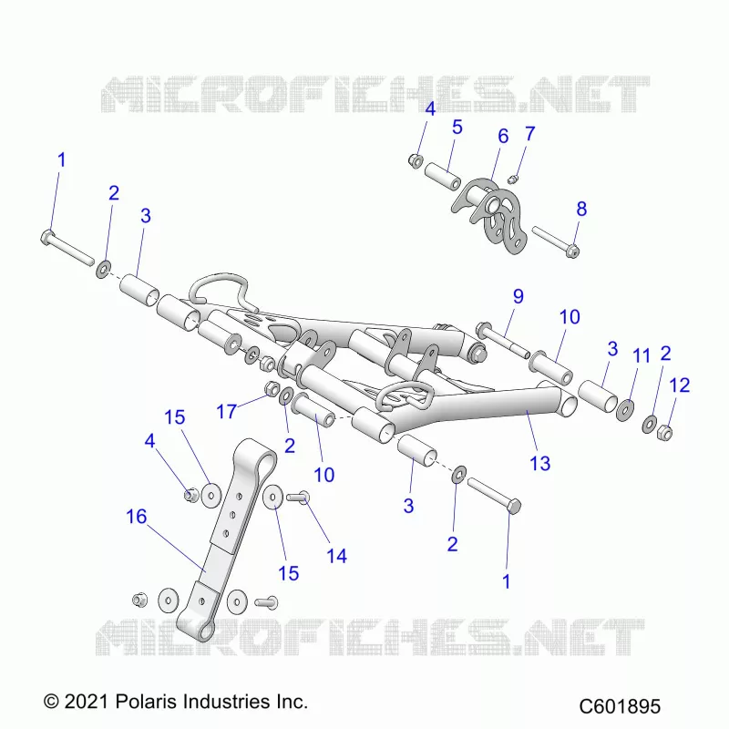 SUSPENSION, ANTERIORE COPPIA ARM