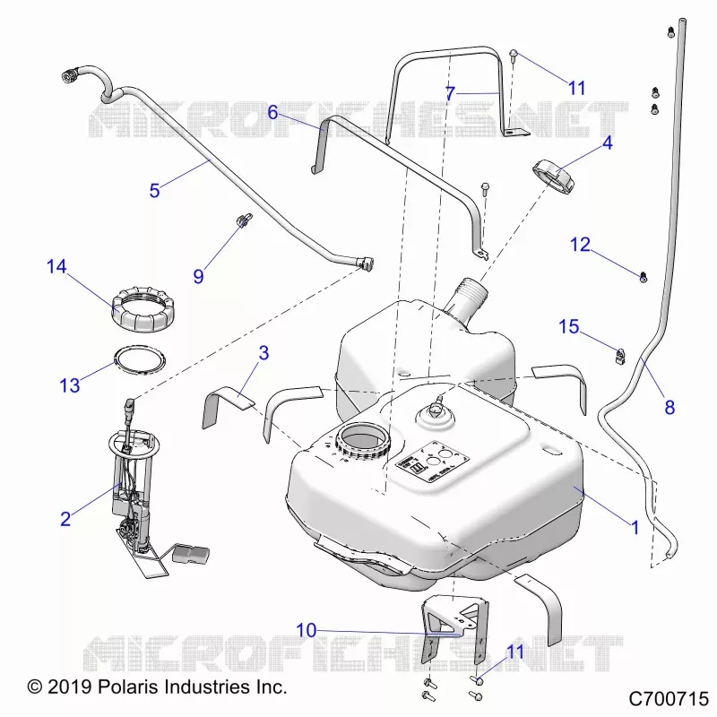 SISTEMA DI ALIMENTAZIONE CARBURANTE, FUEL TANK