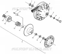 FRIZIONE DRIVEN Magnum 2X4 W97AA42A (4940704070B012)