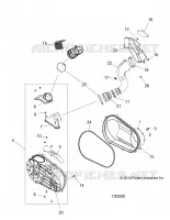 DRIVE TRAIN, COPERCHIO FRIZIONE AND DUCTING