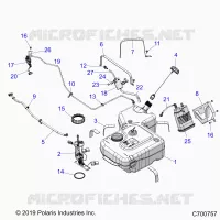 SISTEMA DI ALIMENTAZIONE CARBURANTE, FUEL TANK, EVAP