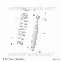 SUSPENSION, SHOCK ANTERIORE MOUNTING