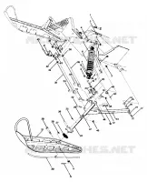SOSPENSIONI ANTERIORI AND SCIARE Sport, Trail, 400 and 600 (4912701270007A)