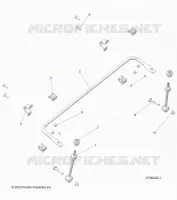 SUSPENSION, FRONT BARRA DI STABILIZZAZIONE