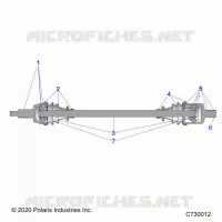 TRASMISSIONE, FRONT HALF SHAFT