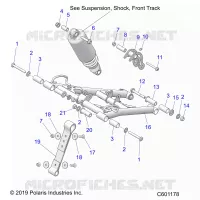 SUSPENSION, ANTERIORE COPPIA ARM