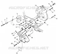SCATOLA DEGLI INGRANAGGI   FRENO DI MONTAGGIO Trail Boss W968527 (4935883588B013)