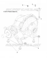 TRASMISSIONE, REAR SCATOLA INGRANAGGI MONTAGGIO