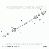 TRASMISSIONE, DRIVE SHAFT, FRONT