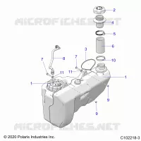 SISTEMA DI ALIMENTAZIONE CARBURANTE, FUEL TANK