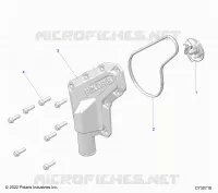 MOTORE, WATERPUMP IMPELLER AND COVER