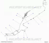FRENO POSTERIORE BRAKE LINE AND PARK BRAKE
