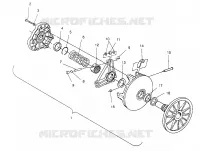TRASMISSIONE FRIZIONE ASSEMBLY 440 XCR 0951660 (4929112911C001)