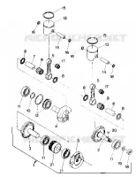 PISTONE AND ALBERO MOTORE 400 (4912701270037A)