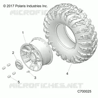 OPT, MACHINED BLACK. ALUMINUM RUOTA ANTERIORES