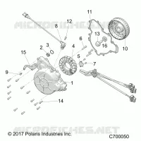 ENGINE, STATOR AND VOLANO