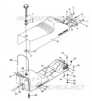 MONTAGGIO SEDILE   SERBATOIO SUPER SPORT E940743 (4927372737002A)