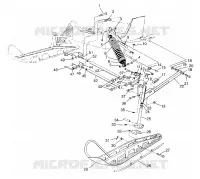 SOSPENSIONI ANTERIORI and SCIARE SPORT 0960443, SPORT TOURING 0960243 and EUROPEAN (4932223222B004)